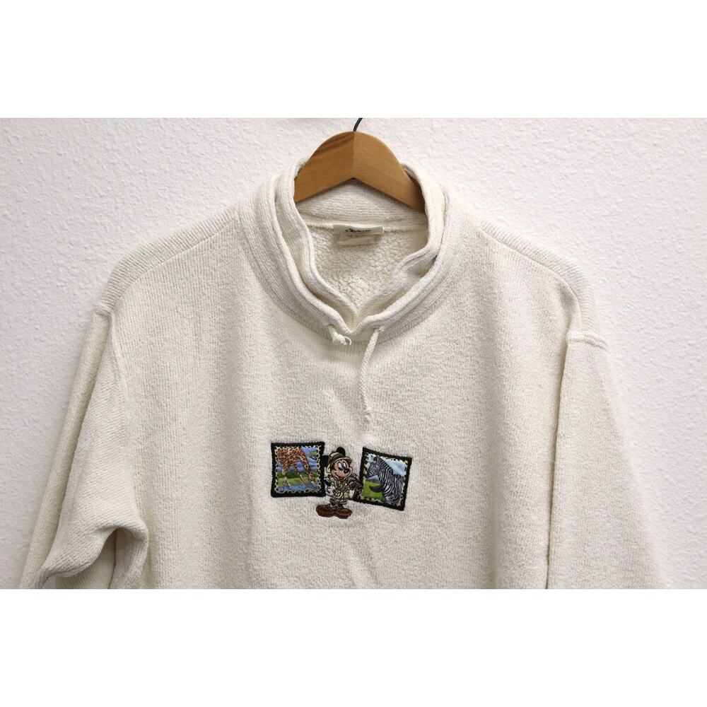 Vintage Walt Disney Mickey Mouse Safari Sweatshirt Small - Picture 2 of 10